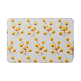Billy knoop gele bloemen modern badmat