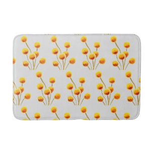 Billy knoop gele bloemen modern badmat