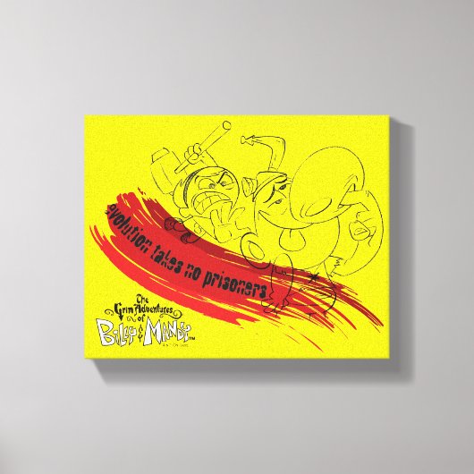 Billy & Mandy - Evolutie neemt geen gevangenen in Canvas Afdruk (Voorkant)