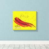 Billy & Mandy - Evolutie neemt geen gevangenen in Canvas Afdruk (Insitu (Houten vloer))