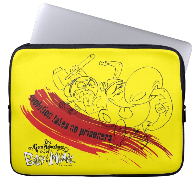 Billy & Mandy - Evolutie neemt geen gevangenen in  Laptop Sleeve (Voorkant)