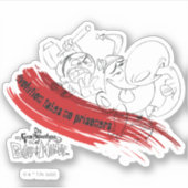 Billy & Mandy - Evolutie neemt geen gevangenen in  Sticker (Voorkant)