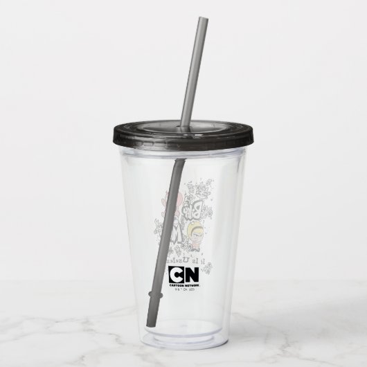 Billy & Mandy - Onbaatzucht om te weerstaan Acryl Drinkbeker (Achterkant)