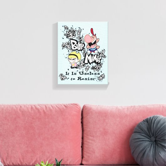 Billy & Mandy - Onbaatzucht om te weerstaan Canvas Afdruk (Insitu (Woonkamer))