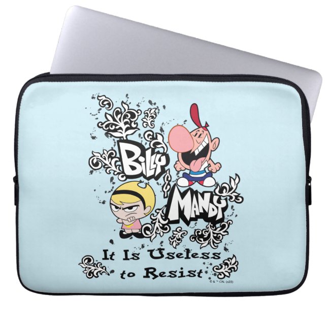 Billy & Mandy - Onbaatzucht om te weerstaan Laptop Sleeve (Voorkant)