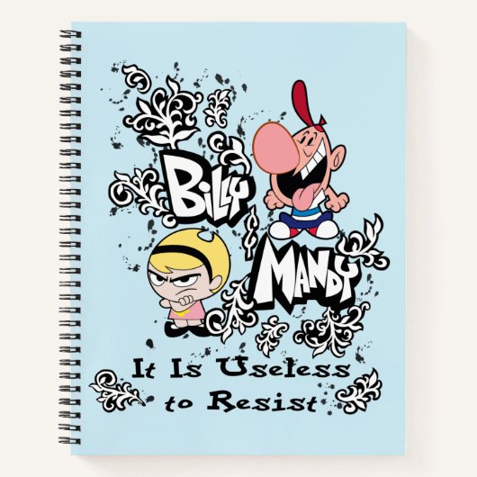 Billy & Mandy - Onbaatzucht om te weerstaan Notitieboek (Voorkant)