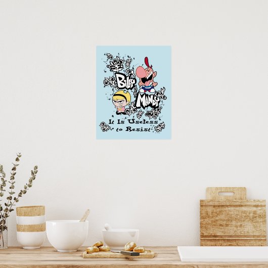 Billy & Mandy - Onbaatzucht om te weerstaan Poster (Keuken)