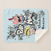 Billy & Mandy - Onbaatzucht om te weerstaan Sherpa Deken (Voorkant (horizontaal))