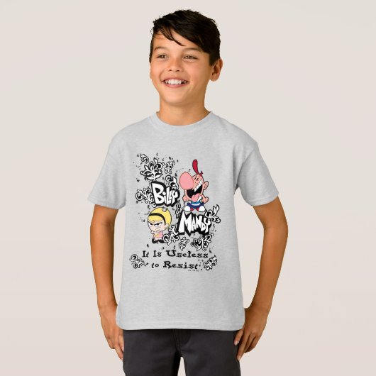 Billy & Mandy - Onbaatzucht om te weerstaan T-shirt (Voorkant volledig)
