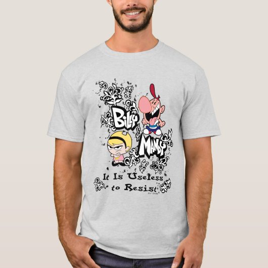 Billy & Mandy - Onbaatzucht om te weerstaan T-shirt (Voorkant)