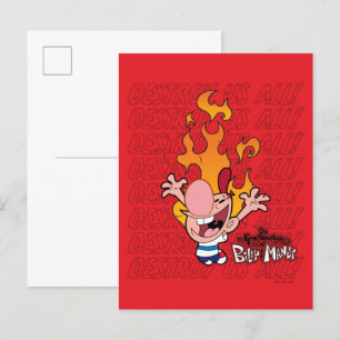 Billy & Mandy - Vernietig ons allemaal Briefkaart