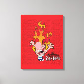 Billy & Mandy - Vernietig ons allemaal Canvas Afdruk (Voorkant)