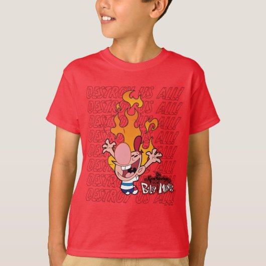 Billy & Mandy - Vernietig ons allemaal T-shirt (Voorkant)