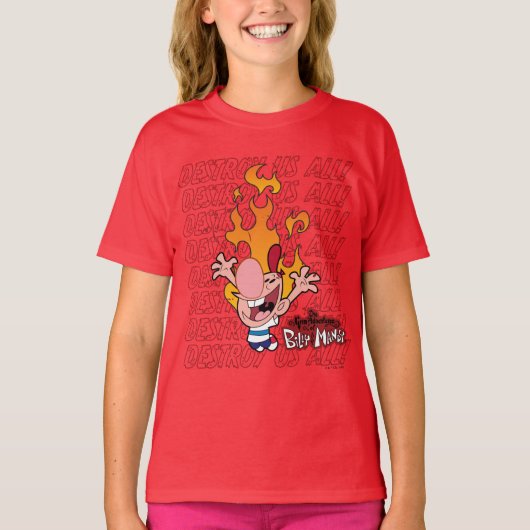 Billy & Mandy - Vernietig ons allemaal T-shirt (Voorkant)