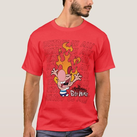 Billy & Mandy - Vernietig ons allemaal T-shirt (Voorkant)