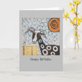 Billy met Bubbles verjaardagskaart Kaart (Gele Bloem)