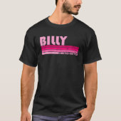 BILLY Name Personalized Retro  80S 90S Birt T-shirt (Voorkant)