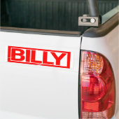 Billy Stamp Bumpersticker (Op Truck)