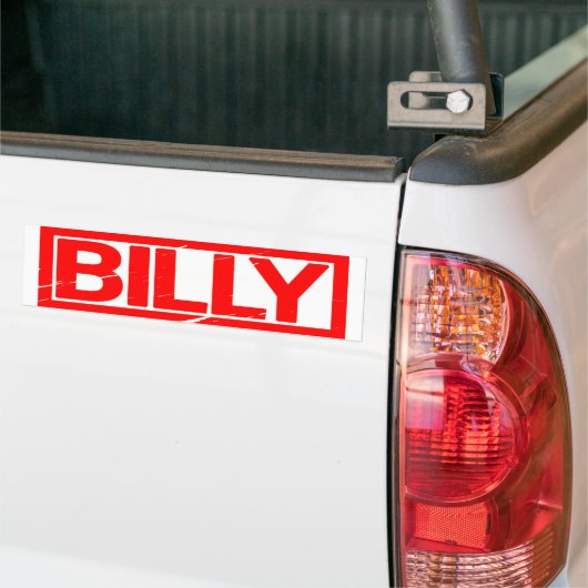 Billy Stamp Bumpersticker (Op Truck)