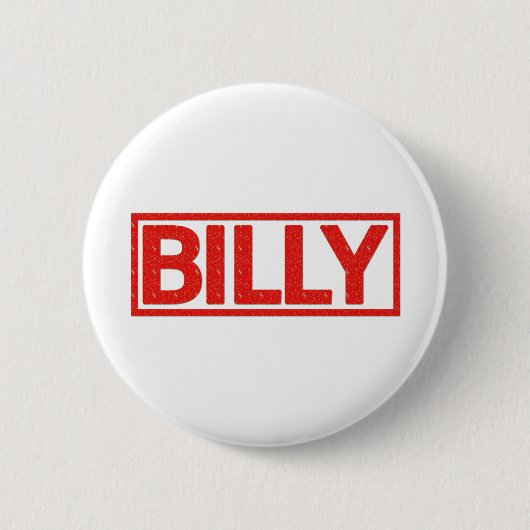 Billy Stamp Ronde Button 5,7 Cm (Voorkant)