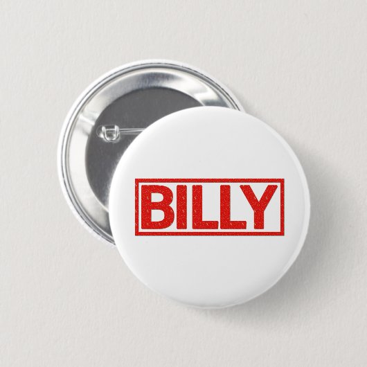 Billy Stamp Ronde Button 5,7 Cm (Voorkant /achterkant)