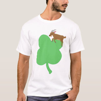 Billy Swags White St Patricks Goat Themed T-shirt