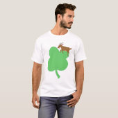 Billy Swags Wit St. Patricks Geit Thema T-shirt (Voorkant volledig)