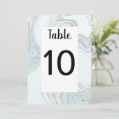 Billy Tafel Nummerkaarten Kaart (Staand voorkant)