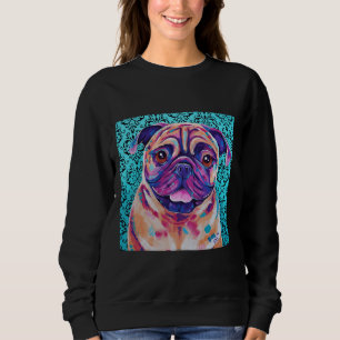 Billy - Tan Pug Dog artwork Premium T-Shirt 145