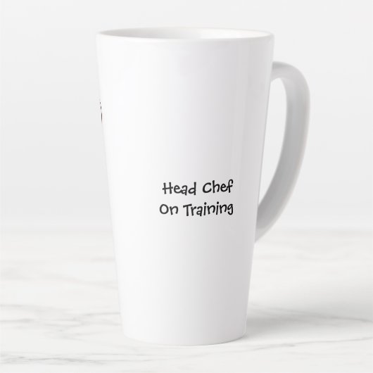 Billy the Chef Masterchef Print Latte Mug Latte Mok (Rechterhoek)