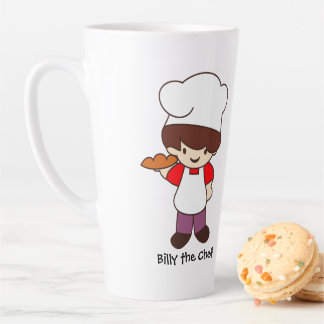 Billy the Chef Masterchef Print Latte Mug Mok