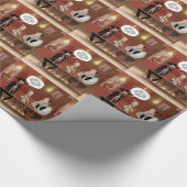 Billy The Kid? Grappige Geitencartoon Cadeaupapier (Hoek)