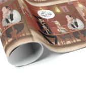 Billy The Kid? Grappige Geitencartoon Cadeaupapier (Rol Hoek)