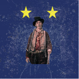 Billy the Kind American Gunfighter Outlaw Old West Fotobeeldje Magneet