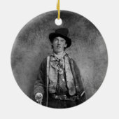 Billy The Kind, Amerikaans Oude West Outlaw Keramisch Ornament (Achterkant)