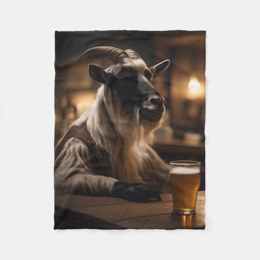 Billy the Kind: Een geit loopt een bar binnen, Fleece Deken (Voorkant)