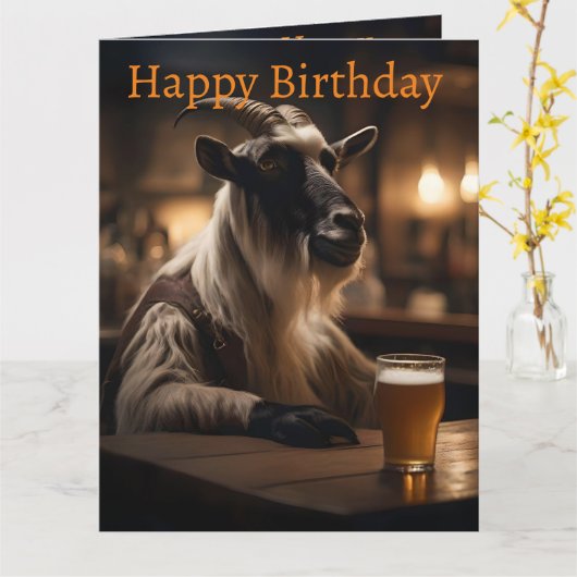 Billy the Kind: Een geit loopt een bar binnen, Kaart (Gele Bloem)