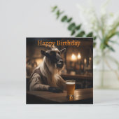 Billy the Kind: Een geit loopt een bar binnen, Kaart (Staand voorkant)