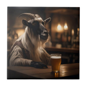 Billy the Kind: Een geit loopt een bar binnen, Tegeltje