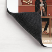 Billy The Kind? Funny Goat Cartoon Muismat (Hoek)