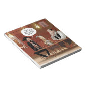 Billy The Kind? Funny Goat Cartoon Notitieblok (Schuin)