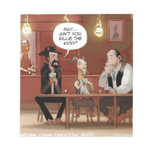 Billy The Kind? Funny Goat Cartoon Notitieblok