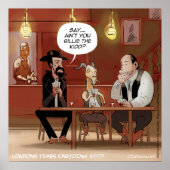 Billy The Kind? Funny Goat Poster (Voorkant)