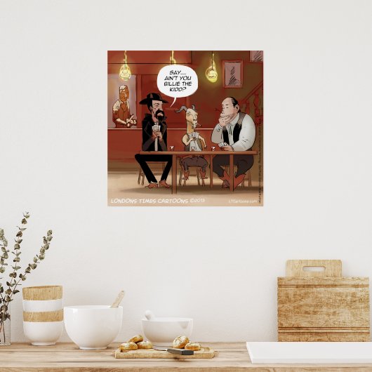 Billy The Kind? Funny Goat Poster (Keuken)