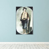 Billy the Kind (gekleurd) Canvas Afdruk (Insitu (Houten vloer))