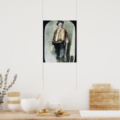 Billy the Kind (gekleurd) Poster (Keuken)
