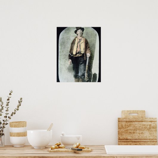 Billy the Kind (gekleurd) Poster (Keuken)