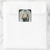 Billy the Kind (gekleurd) Vierkante Sticker (Tas)