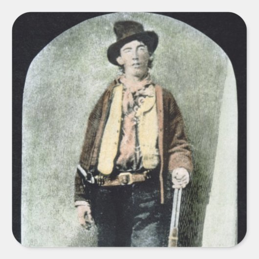 Billy the Kind (gekleurd) Vierkante Sticker (Voorkant)