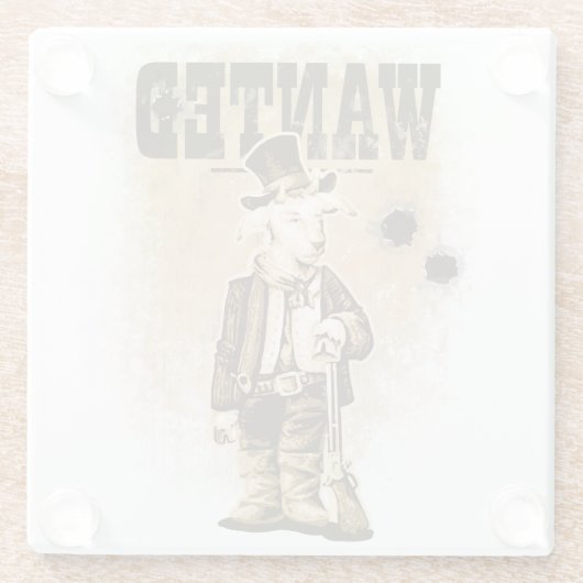 Billy the Kind Glazen Onderzetter (Achterkant)